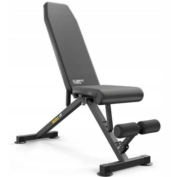 Складная тренировочная скамья регулируемая Trex Sport TX-150B до 150 кг Черная