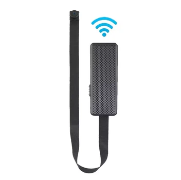 IP мінікамера 1080p на шлейфі Wi-Fi з датчиком руху відеоняня з віддаленим доступом, відеоспостереження чорна