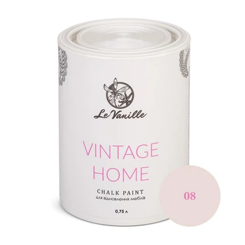 Крейдова фарба Le Vanille Vintage Home пудрова (колір 08) 0,75 л