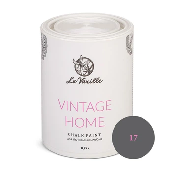 Крейдова фарба Le Vanille Vintage Home графітова (колір 17) 0,75 л