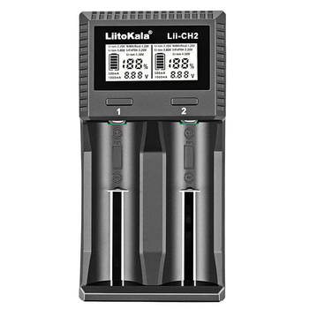 Универсальная зарядка для аккумуляторов LiitoKala Lii-CH2, 2xАА/ ААА, 26650, 21700, 20700, 18650, 18490, 18350