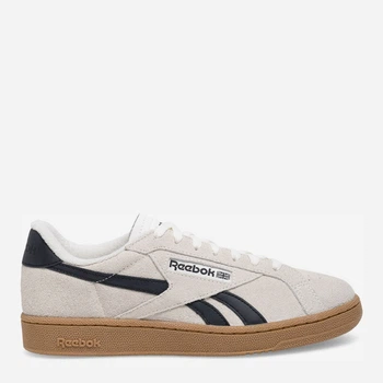 Чоловічі кеди замшеві низькі Reebok Club C Grounds 100033073 5905588484165 42 (9US) 27.6 см Бежеві (5905588484288)