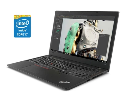 Ноутбук Б-класс Lenovo ThinkPad L580 / 15.6" (1920x1080) IPS / Intel Core i7-8550U (4 (8) ядра по 1.8 - 4.0 GHz) / 16 GB DDR4 / 256 GB SSD M.2 / Intel UHD Grphics 620 / WebCam / Win 10 Pro б/у