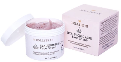 Скраб для лица Hollyskin Hyaluronic Acid Face Scrub с гиалуроновой кислотой, 100 мл