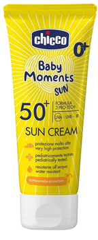 Солнцезащитный крем Chicco 50 SPF, 75 мл