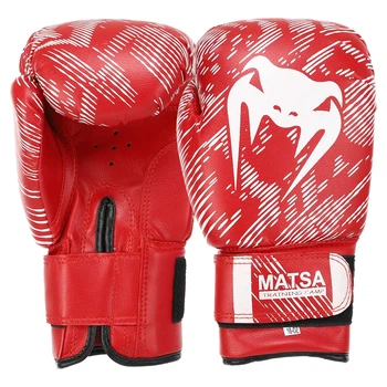 Рукавички боксерські MATSA MA-0033 4 унції червоний