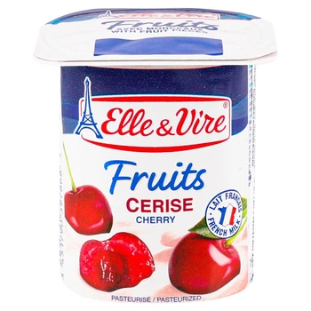 Десерт молочний 1,5% з вишнею Elle&Vire 125 г (19352549)