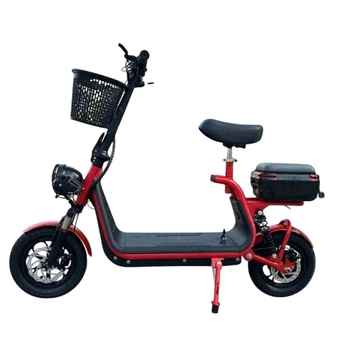 Електросамокат із сидінням 14 дюймів GIANT ZEN U12 MAX (800W, 48V, 15Ah) з кофром-багажником Червоний