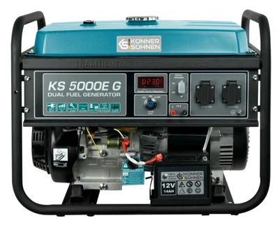 Генератор бензиновий газ/бензин Konner&Sohnen 4/4.5 кВт KS 5000E G