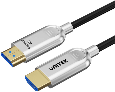 Kabel Unitek HDMI - HDMI 2.0 4K 60Hz 12m Silver-Black (C11072BK03-12M)