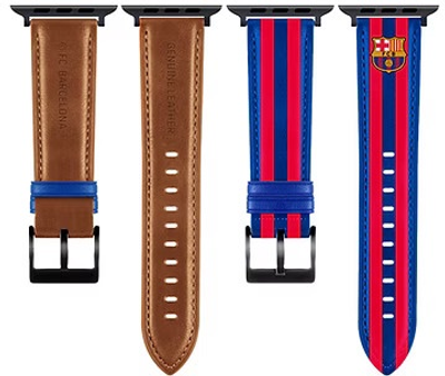 Ремінець OCPC FCB для Apple Watch 49 mm Blue-Red (OCFCBAWBBG49)
