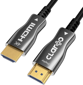 Kabel Claroc HDMI - HDMI 2.0 AOC 4K 60Hz 15m Black (FEN-HDMI-20-15M)