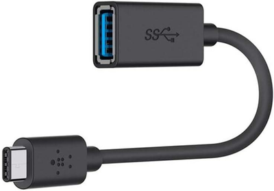 Адаптер Belkin USB-C to USB 3.0 (CM/AF) 0.14м Black (F2CU036btBLK)