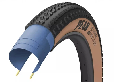 Покришка GoodYear 29x2.25 57-622 Peak Tubeless Complete Folding 120 tpi Black/Tan (1084-TIR-54-31)