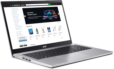 Ноутбук Acer Aspire 3 A315-59-55EX (NX.K6SEU.02B) Pure Silver / 15.6" WXGA / Intel Core i5-1235U / RAM 12 ГБ / SSD 512 ГБ 