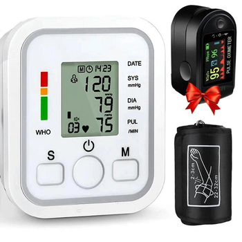 Автоматический тонометр на плече, на батарейках и USB, ARM Style BW-3205 / Аппарат для измерения давления