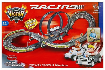 Автодром електричний LEAN Toys 452 см 1588 (5905884458471)