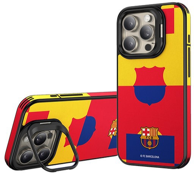 Etui OCPC FCB Iphone Case Magnetic MF do Apple iPhone 16 Pro Max Red Yellow (OCFCBMCIP16PMMF)