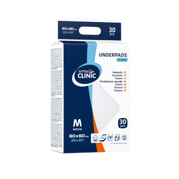 Пелюшки Normal Clinic Ultra розмір M 60*60 см 30 шт (3800213351312)
