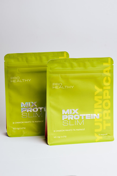 Готовый протеиновый коктейль для интенсивного похудения Mix Protein Slim Yummy Tropical, 145 г (5 порций)
