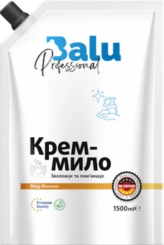 Жидкое крем-мыло BALU Мед-Молоко 1,5 л