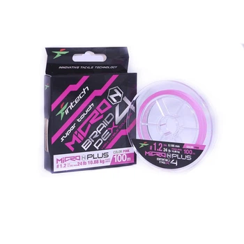 Шнур плетений Intech MicroN Plus PE X4 100m 1.2 (24lb / 10.88kg)