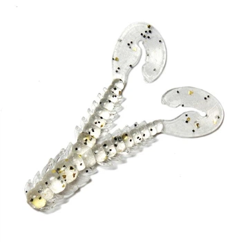 Приманка Bait Breath U30 Bug Flap 2,4" (8 шт.) #143 Clear/Black/Gold Flake(FS_D1888DB426D6)