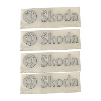 Металлические стикеры наклейки Skoda