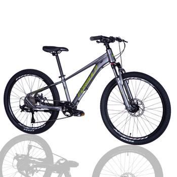 Велосипед подростковый AL 24" Formula ZEPHYR 3.0 DD CS рама-12" серо-зеленый 2025