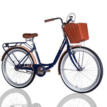 Велосипед ST 26" Dorozhnik LUX Velosteel рама-17" синий 2025