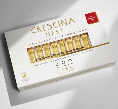 Засіб для відновлення росту волосся для жінок Crescina Re-Growth HFSC Transdermic 200, 20 ампул*3,5 мл