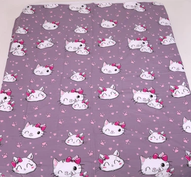 Простынь без резинки Бязь Кицюня 150*220