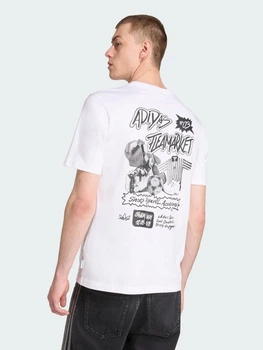 Футболка хлопковая длинная мужская Adidas Originals Trefoil Series JW3018 2XL Белая (4068811993092)