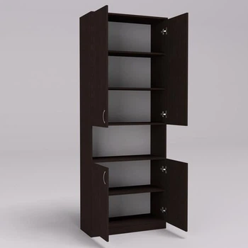 Шкаф книжный Kontinent ОШК-2 Венге 80х34х210 см