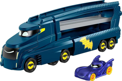 Игровой набор Fisher-Price Бэтмен Автовоз и Бэтмобиль DC Batwheels Hauler and Batmobile (HMX07)