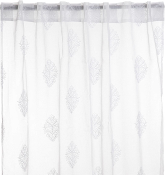 Фіранка Homla Miria вуальна з вишивкою 140 x 250 см (5904183856780)