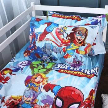 Простирадло MirSon Дитяче 110х160 см Kids Time 17-0796 Marvel Бязь (2200011440118)