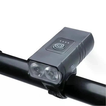 Фара велосипедна 804-2T6, waterproof, Li-Ion акумулятор, ЗУ Type-C