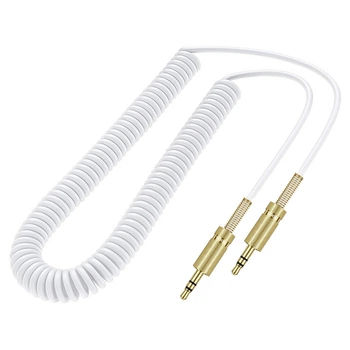 Аудиокабель 3,5 на 3,5 HOCO UPA31 Cindy spring audio cable mini jack 3,5 mm на mini jack 3,5 mm (3m). White
