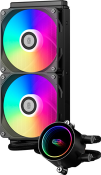 Кулер PcCooler DA240 ARGB BK