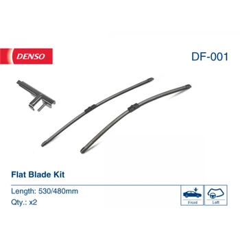 Комплект склоочисників DENSO DF-001 Flat Blade Kit 530/480 мм