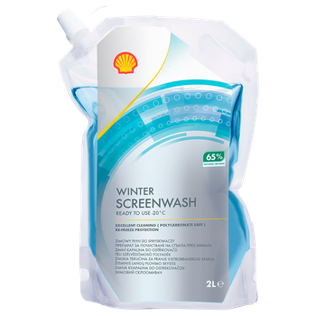 Омыватель стекол Shell Winter Screenwash 2л. - зимний, концентрат, 1:1