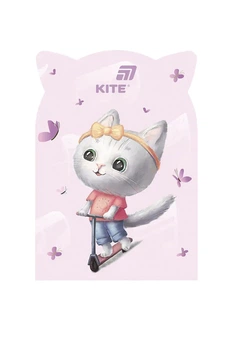 Блокнот с фигурной вырубкой Kite Pink cat цвет разноцветный KITE ЦБ-00281308