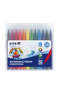 Фломастери Kite Creative, 12 кольорів колір різнокольоровий KITE ЦБ-00281412