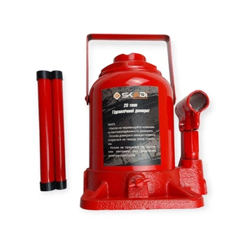 Домкрат гидравлический 20T low，185-345mm，8kgs,brand box SKADI