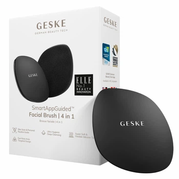 Щетка для лица GESKE Facial Brush 4в1 серая