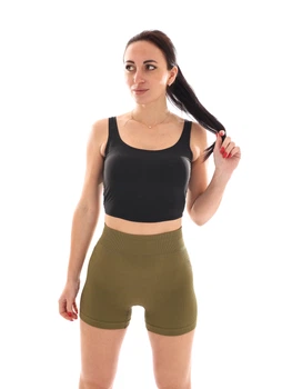 Велосипедки женские 2XL Оливковый (673661-XXL)