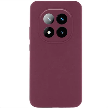 Чехол Epik Silicone Cover Lakshmi Full Camera (AAA) для Xiaomi Redmi Note 15 Pro+ 5G Бордовый / Plum
