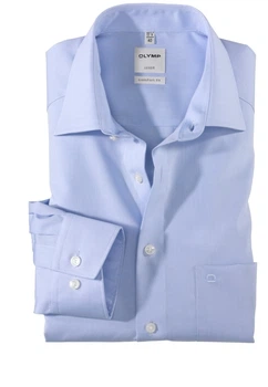 Сорочка чоловіча Olymp Luxor Comfort Fit 5131-64-11 блакитна, Розмір 6XL