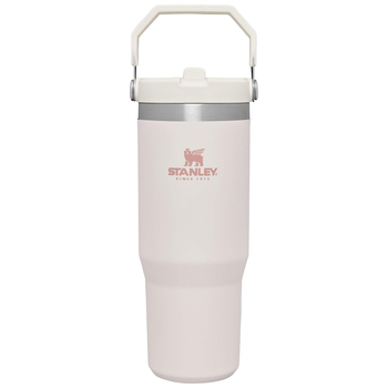 Термокружка для чая и кофе Stanley IceFlow Flip Straw Tumbler 0,89л. | Rose quartz